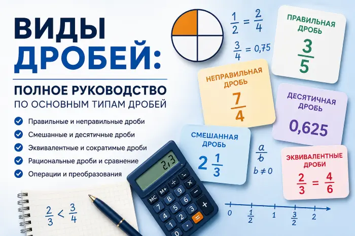 Виды дробей Виды дробей